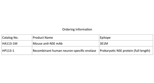 Neurone-Spécifique L'énolase, NSE (NSE)